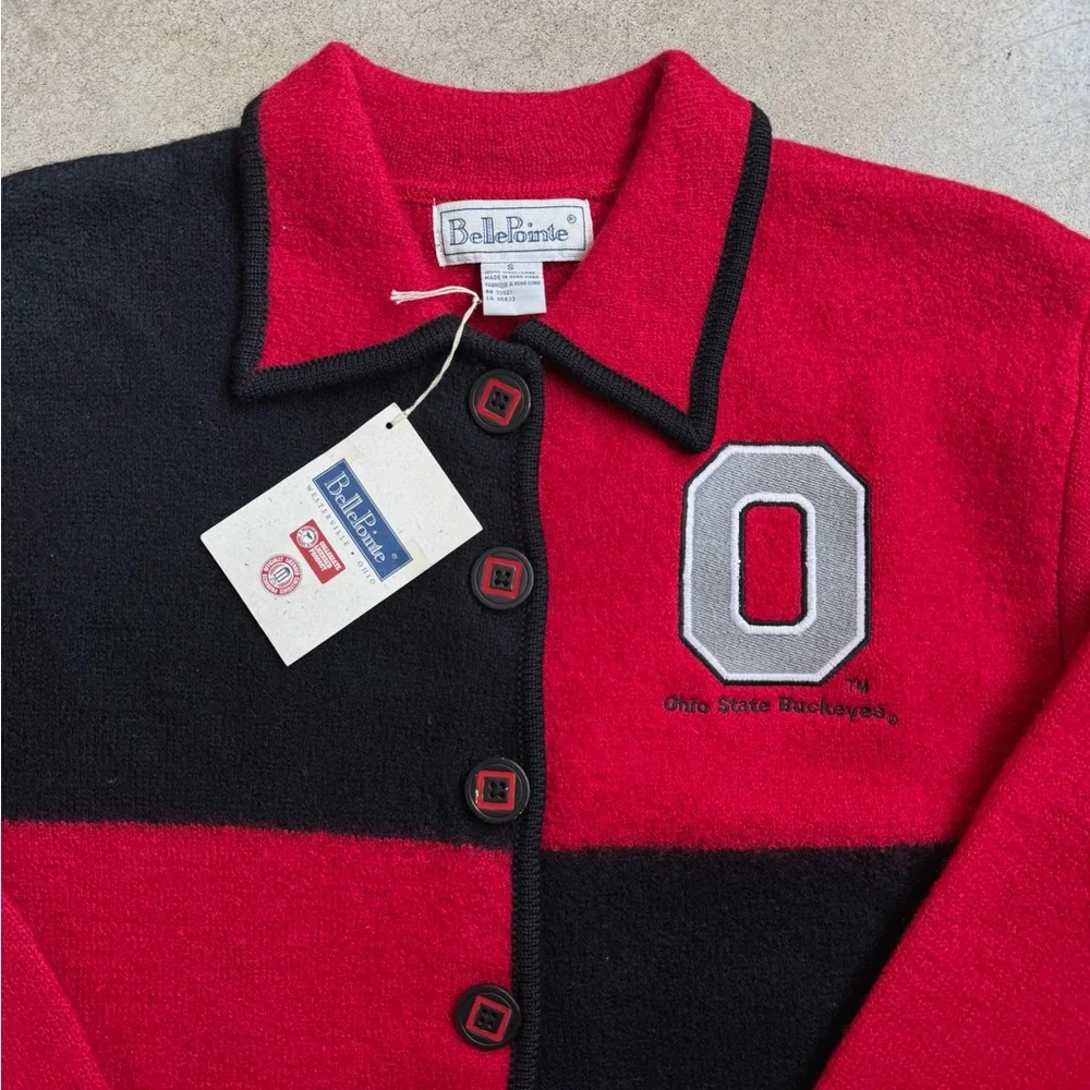 Vintage Bellepointe Ohio State Wool Cardigan - Picture 3 of 6